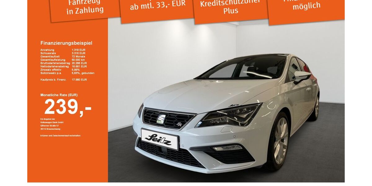 Seat Leon 73.175 km 17.748 &euro; Kempten 87437