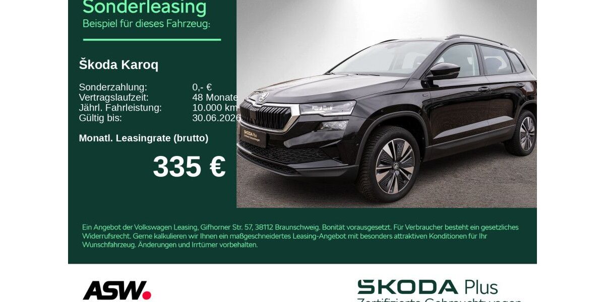 Skoda Karoq 28.600 km 30.490 &euro; Heilbronn 74076