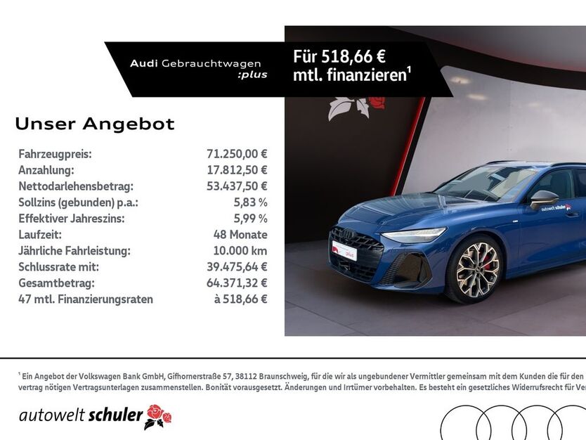 Audi A6 3.008 km 71.250 € Villingen-Schwenningen 78052