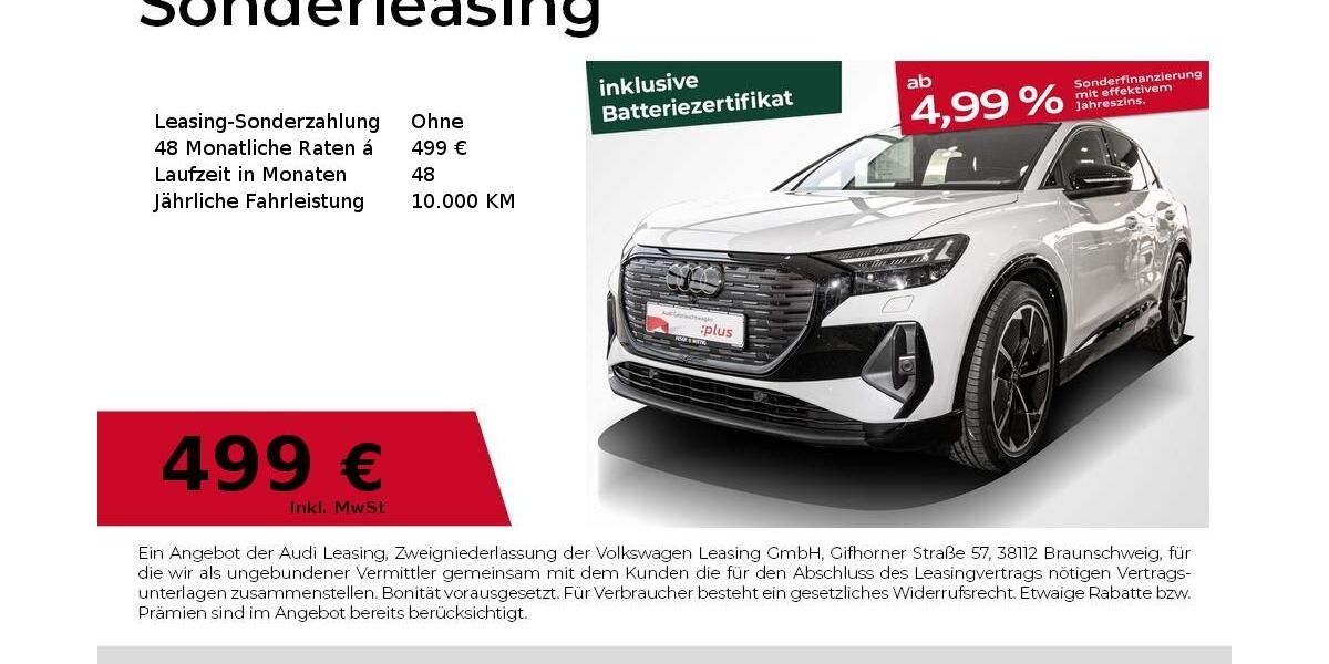 Audi Q4 7.993 km 52.990 &euro; Bernburg 06406