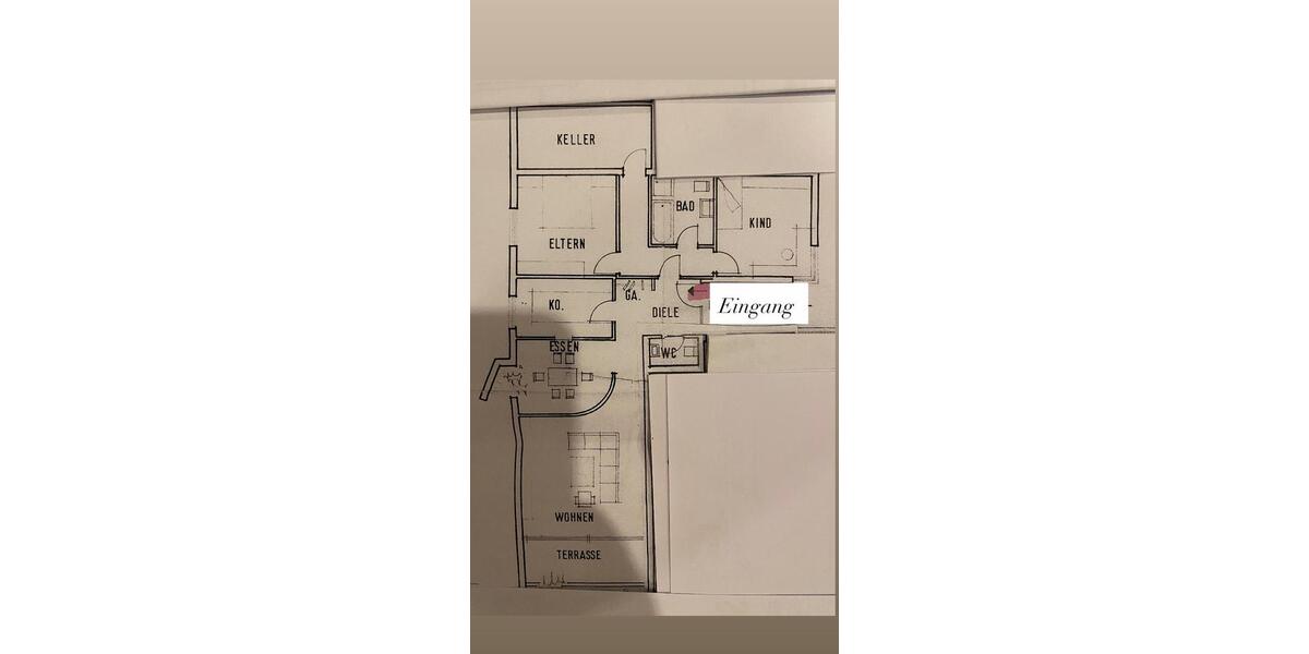 Terrassenwohnung Blieskastel - 2 Zimmer, 106 m&sup2;, 269.000&euro; | Angebot:27204615