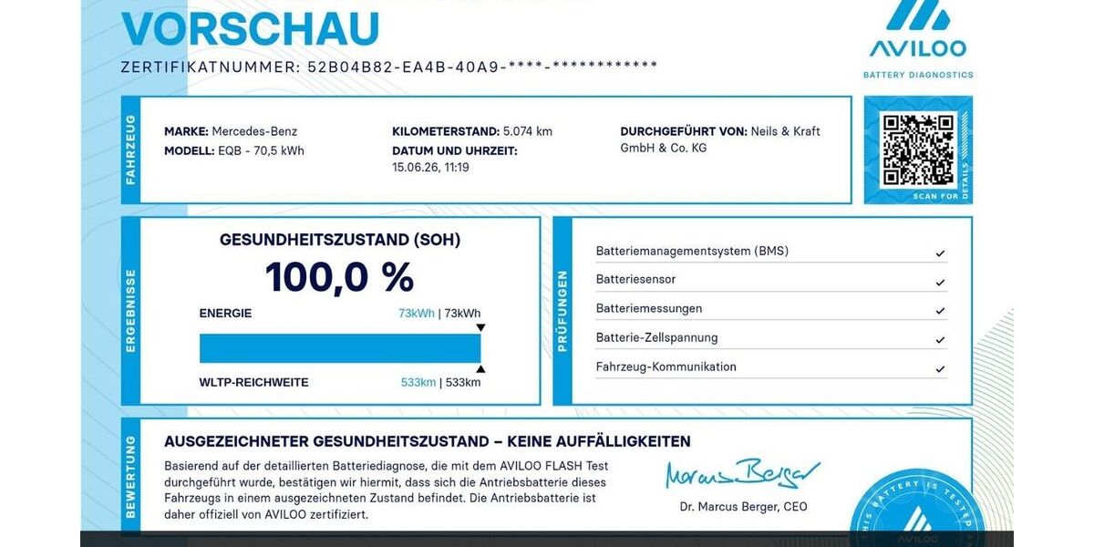 Mercedes-Benz EQB 5.068 km 41.531 &euro; Gießen 35396