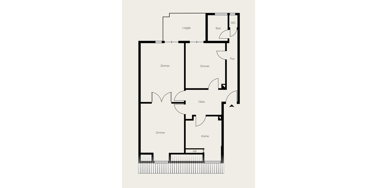 Etagenwohnung Heidelberg Neuenheim - 3 Zimmer, 95 m&sup2;, 1.700&euro; | Angebot:25780395