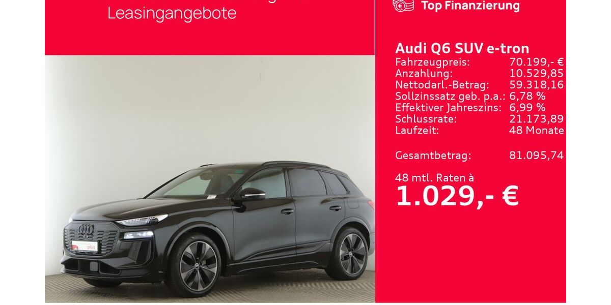 Audi Q6 e-tron 23.406 km 68.779 &euro; Seevetal 21217