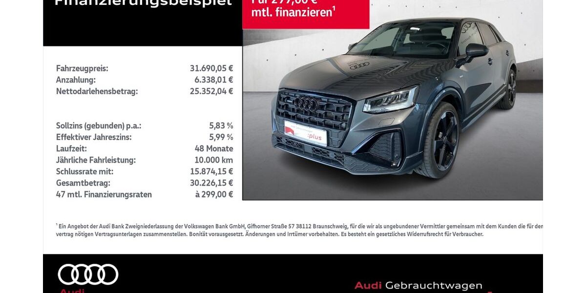 Audi Q2 34.447 km 31.690 &euro; Rostock 18059