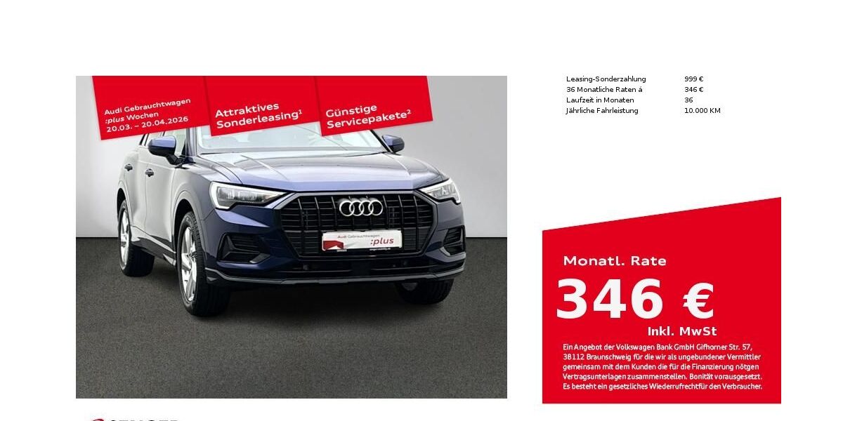 Audi Q3 3.165 km 37.880 &euro; Münster 48153