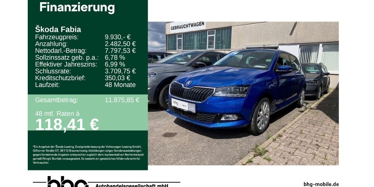 Skoda Fabia 83.537 km 9.930 &euro; Freudenstadt 72250