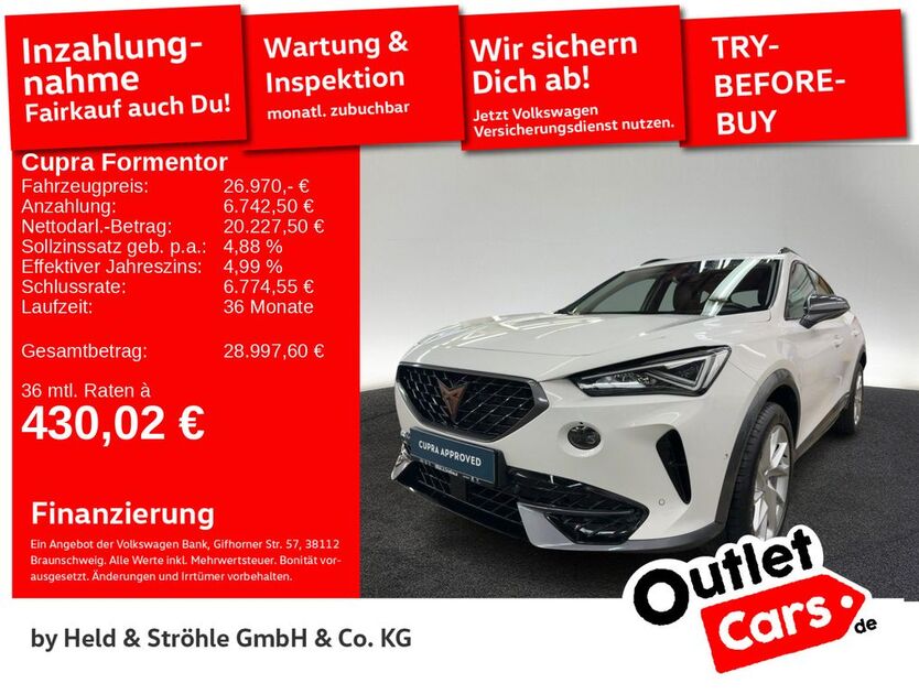 Cupra Formentor 20.538 km 26.970 € Senden 89250