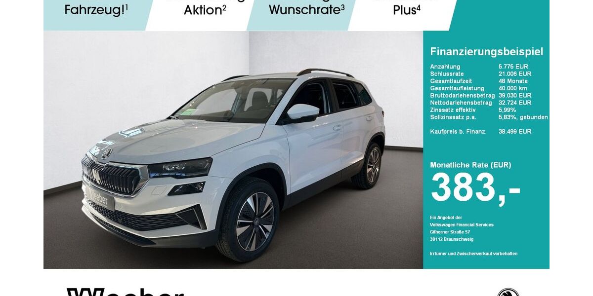 Skoda Karoq 1.999 km 38.499 &euro; Leonberg 71229