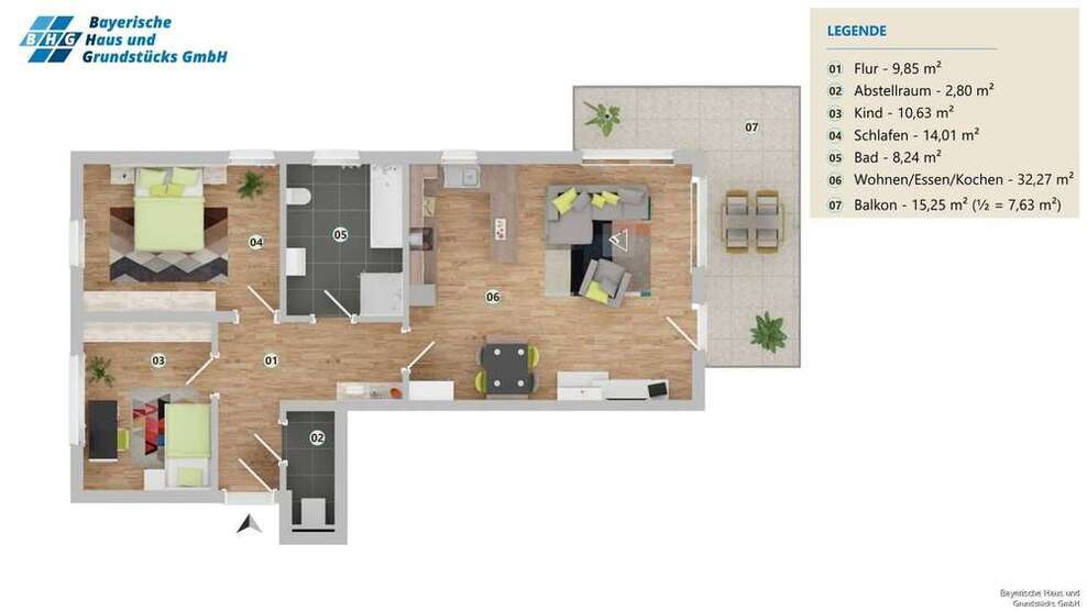 Wohnung zum Kaufen in Winzer 277.200 € 85.43 m²