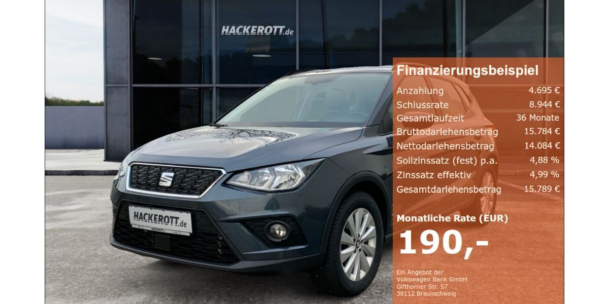 Seat Arona 92.982 km 15.780 &euro; Laatzen 30880