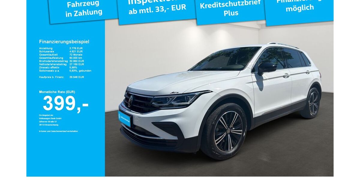 VW Tiguan 24.965 km 29.848 &euro; Lindau 88131