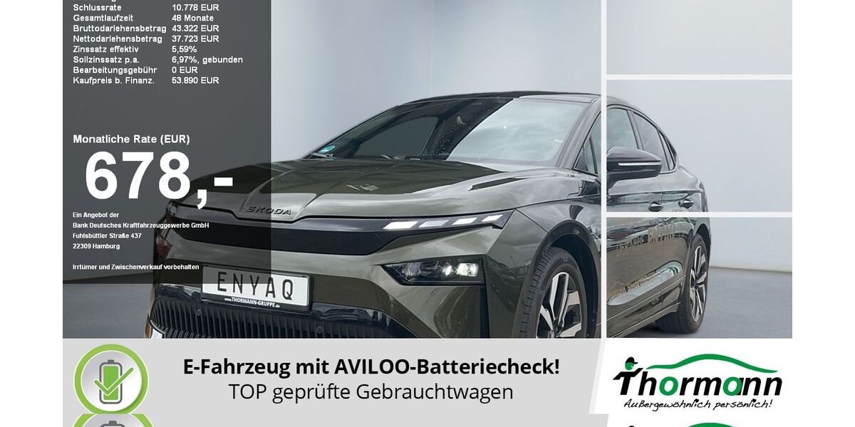 Skoda Enyaq 8.000 km 51.341 € Stendal 39576