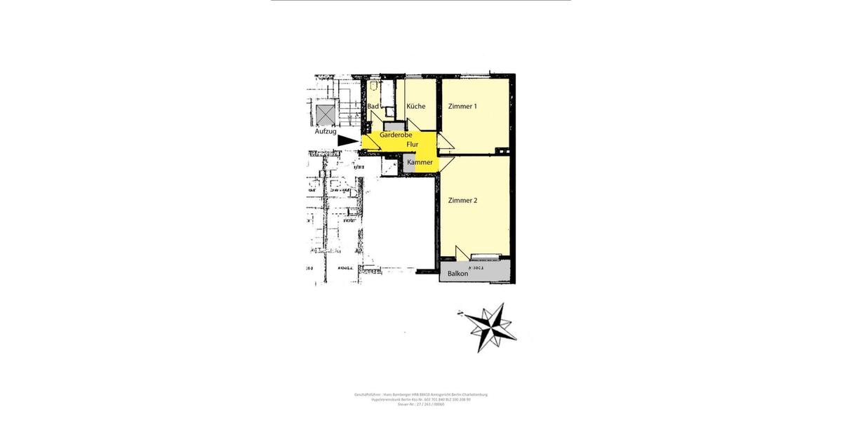 Etagenwohnung Langenhagen Brink - 2 Zimmer, 55 m&sup2;, 269.000&euro; | Angebot:26844301