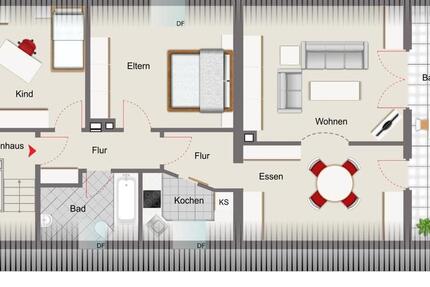 Wohnung zu vermieten 3 zimmer