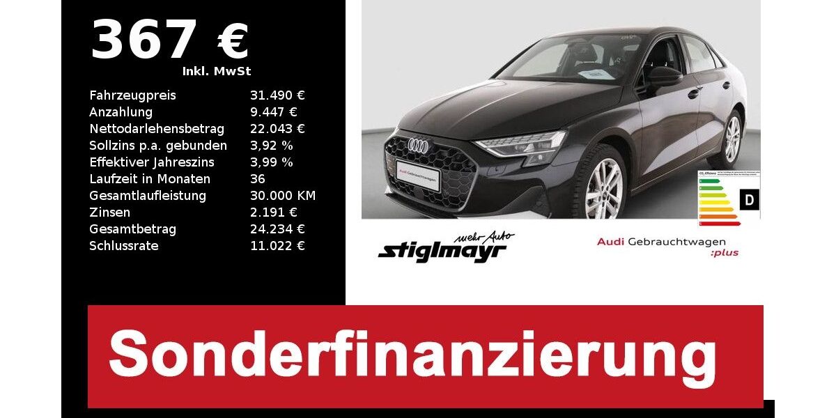 Audi A3 27.857 km 31.490 &euro; Pfaffenhofen 85276