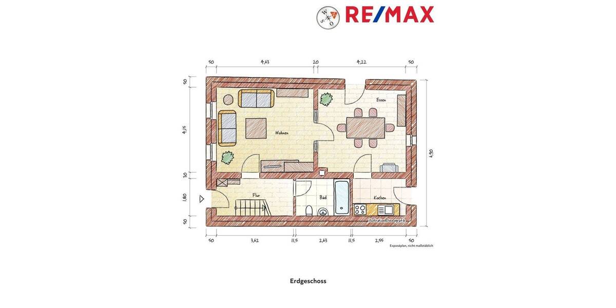 Einfamilienhaus Regenstauf - 3 Zimmer, 100 m&sup2;, 249.000&euro; | Angebot:25744420