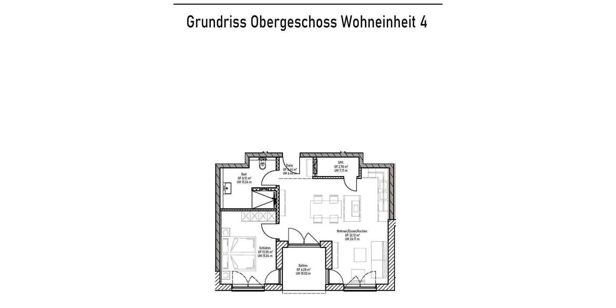 Etagenwohnung Konz Obermennig - 2 Zimmer, 61 m&sup2;, 740&euro; | Angebot:26879119