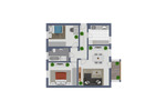 Etagenwohnung Sassnitz - 3 Zimmer, 76 m&sup2;, 519&euro; | Angebot:26236691