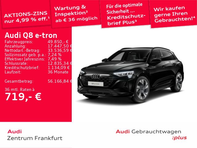 Audi Q8 e-tron 39.441 km 49.850 &euro; Frankfurt am Main 60314