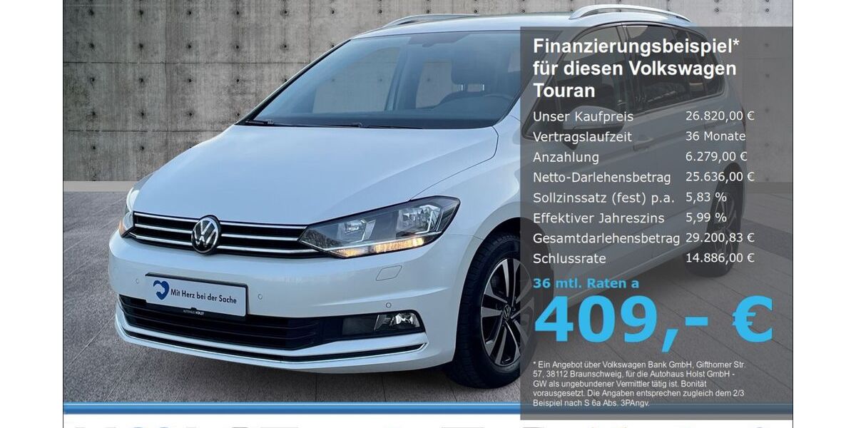 VW Touran 57.371 km 26.820 &euro; Scheeßel 27383