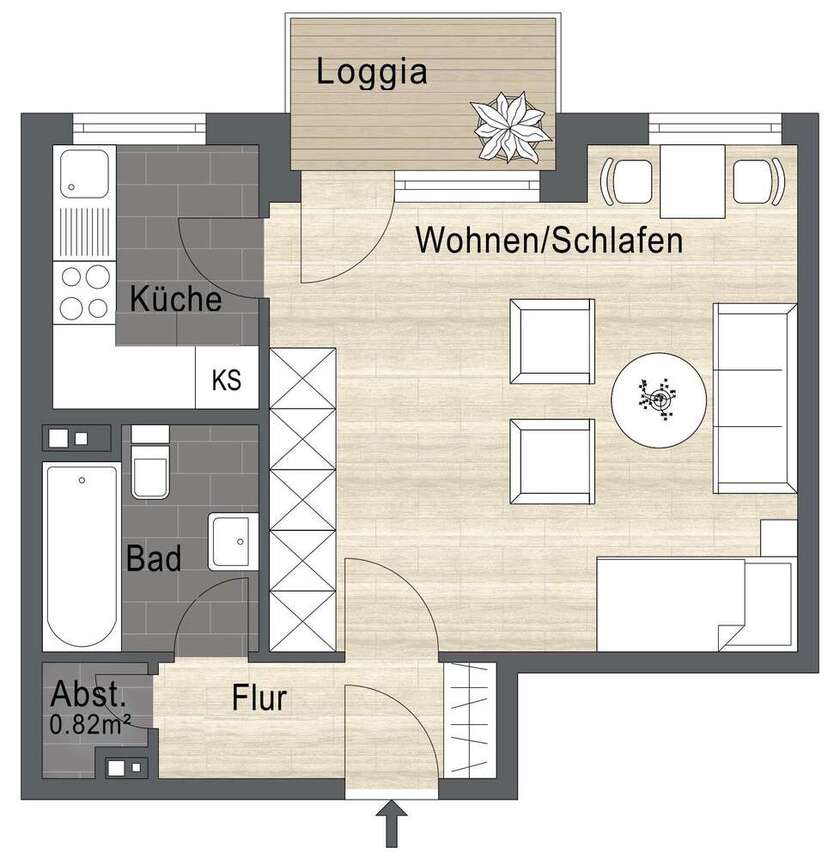 Wohnung zum Kaufen in Fürth 149.000 € 38 m²
