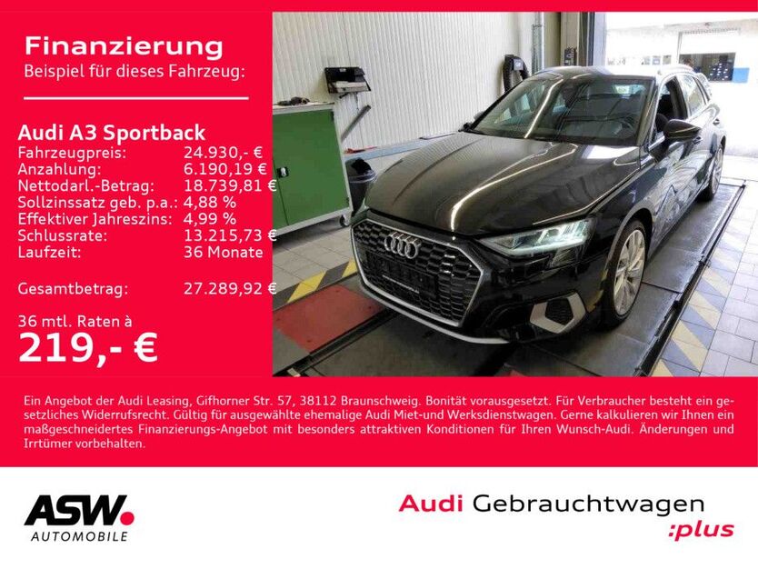 Audi A3 39.400 km 24.430 € Heilbronn 74074