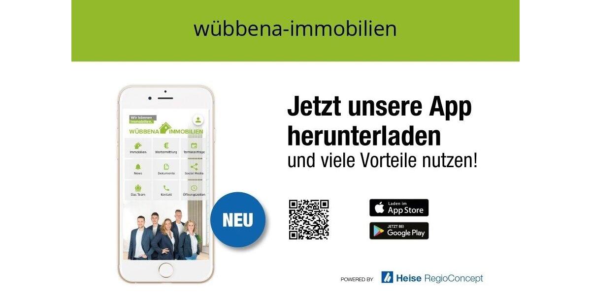 Etagenwohnung Emden Rysumer Landstraße - 2 Zimmer, 74 m&sup2;, 650&euro; | Angebot:26099056