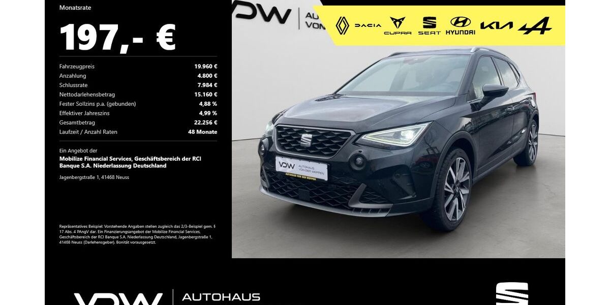 Seat Arona 26.314 km 19.960 &euro; Oberschopfheim 77948