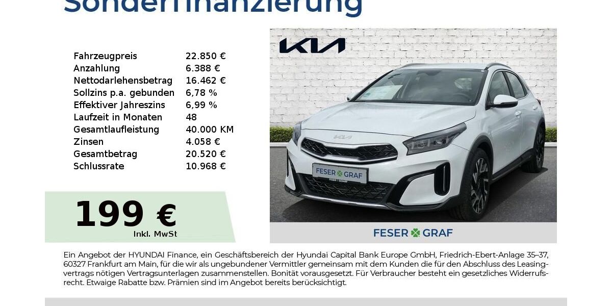 Kia XCeed 5.816 km 22.850 &euro; Schwabach 91126