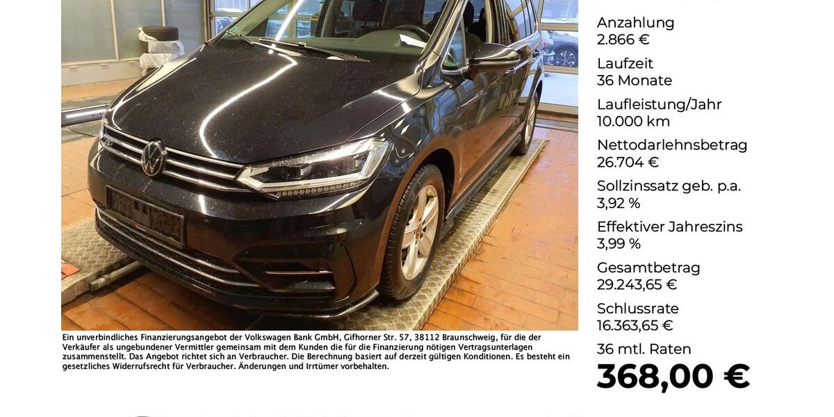 VW Touran 92.274 km 28.980 &euro; Osnabrück 49078