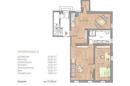 Wohnung Fürth Innenstadt - 3 Zimmer, 467.000&euro; | Angebot:24358466