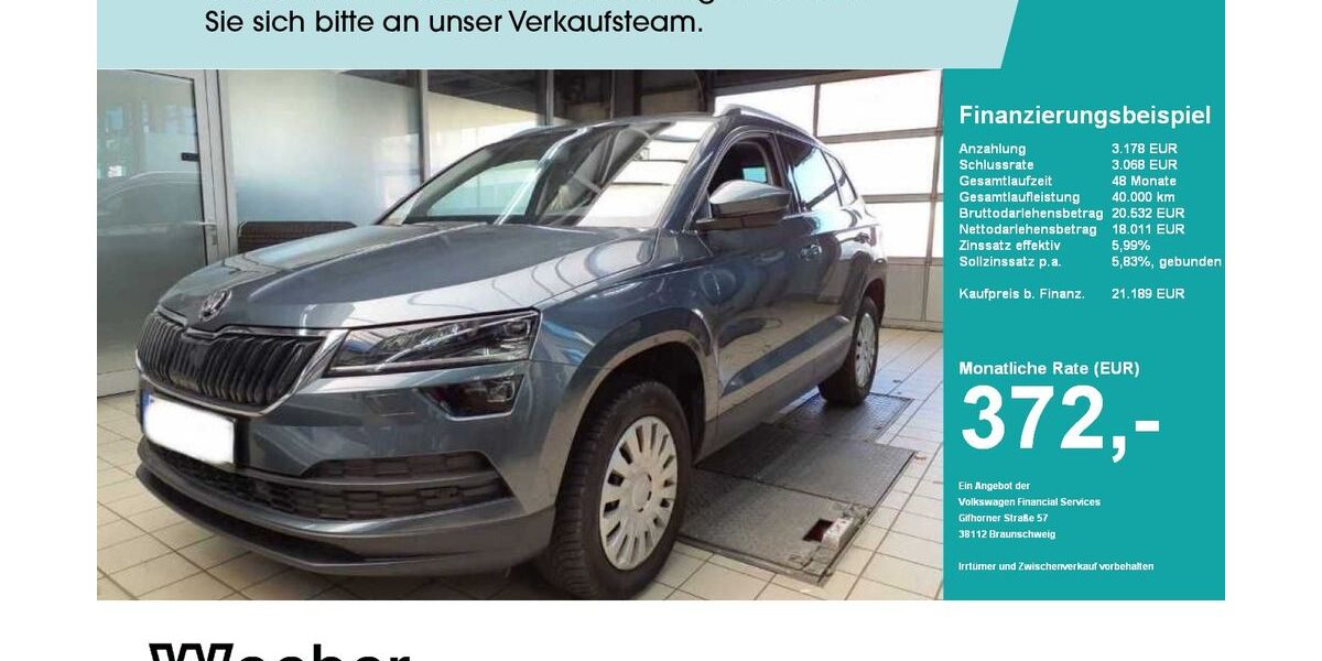 Skoda Karoq 80.826 km 21.039 &euro; Weil der Stadt 71263