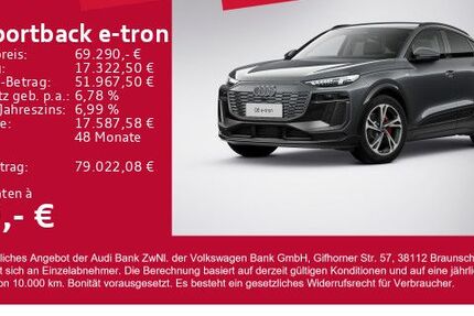 Audi Q6 e-tron 12.400 km 69.290 € Gersthofen 86368
