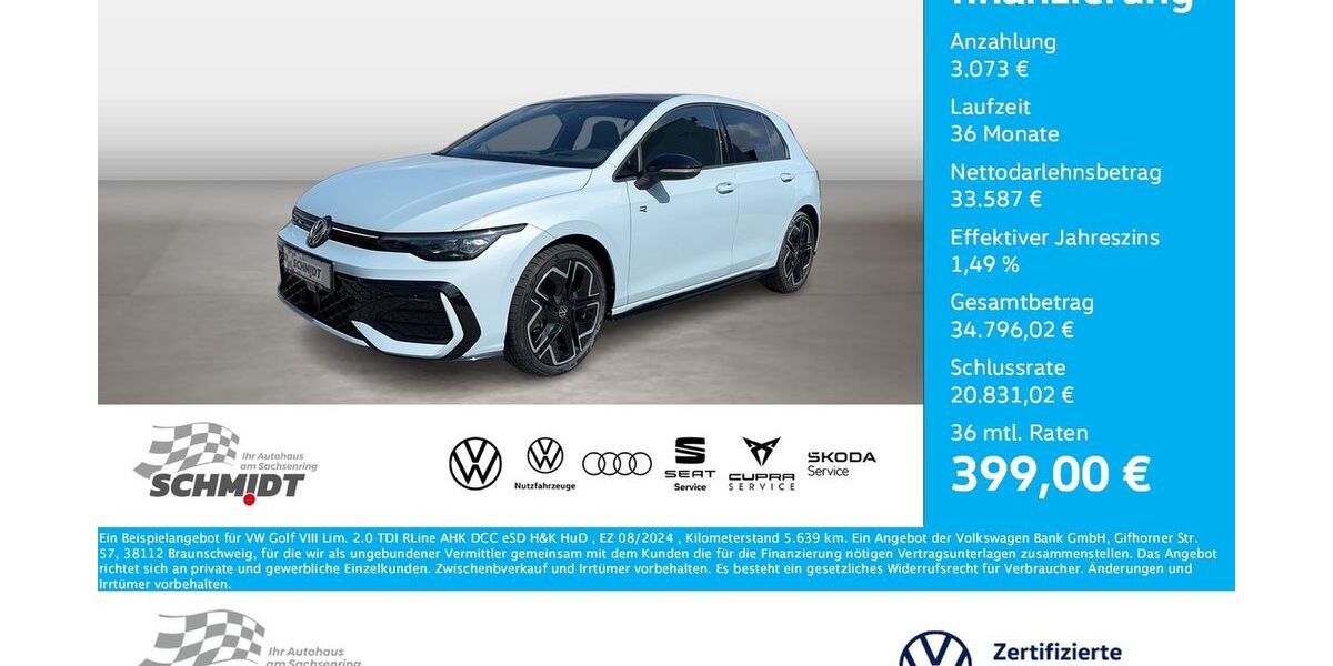 VW Golf 5.639 km 36.660 &euro; Bernsdorf 09337