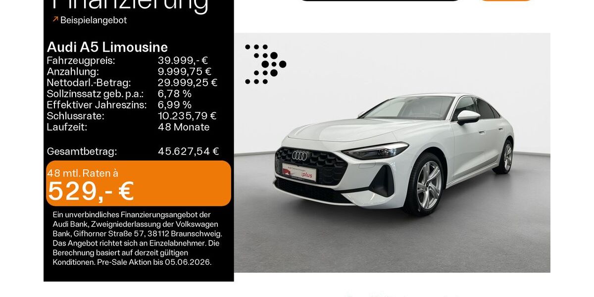 Audi A5 32.100 km 39.649 &euro; Linsengericht 63589
