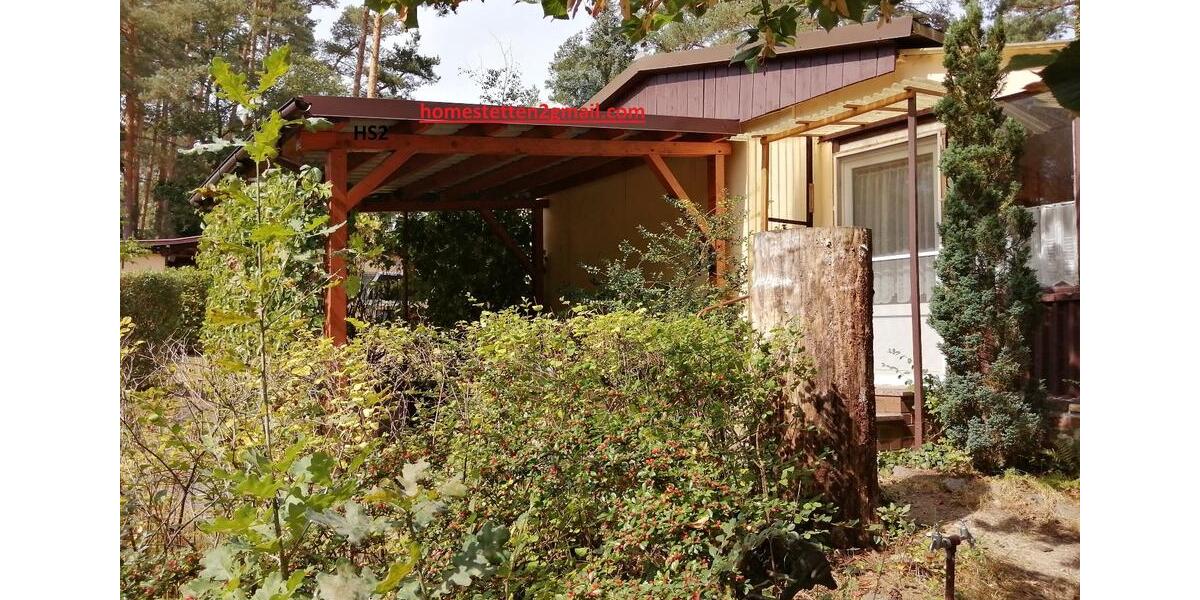 Eingerichteter rustikaler Wochenend-Ferien-Bungalow am Lübbesee 2 zimmer