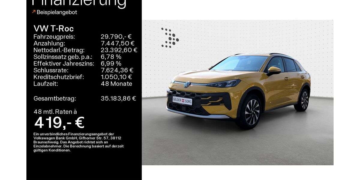 VW T-Roc 1.090 km 29.790 &euro; Haßfurt 97437