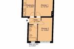Etagenwohnung Dresden Albertstadt - 2 Zimmer, 52 m&sup2;, 415&euro; | Angebot:26902615