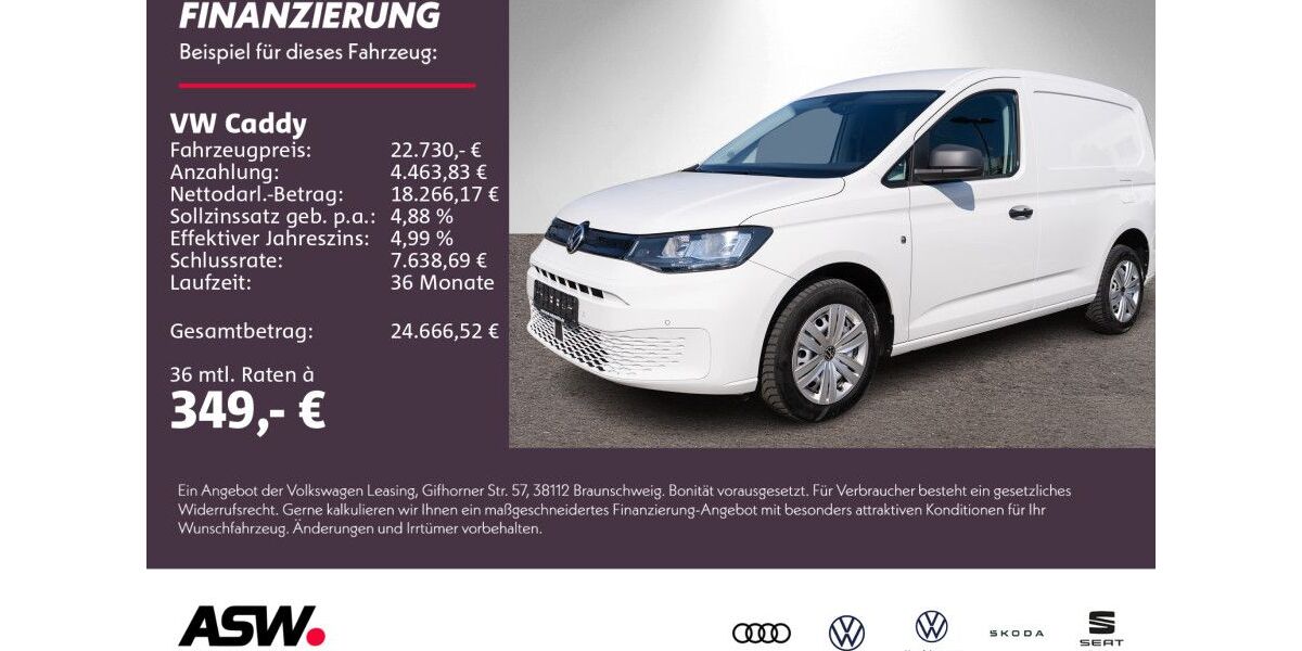 VW Caddy 110.200 km 20.930 &euro; Neckarsulm 74172