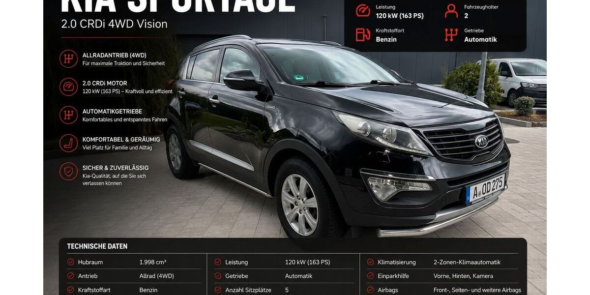 Kia Sportage 164.000 km 8.888 &euro; Friedberg 86316