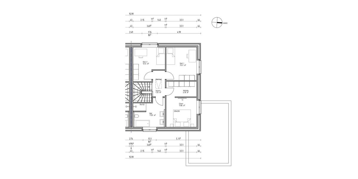 Doppelhaushälfte in Huntlosen – moderne Neubau-DHH mit Garten 4 zimmer