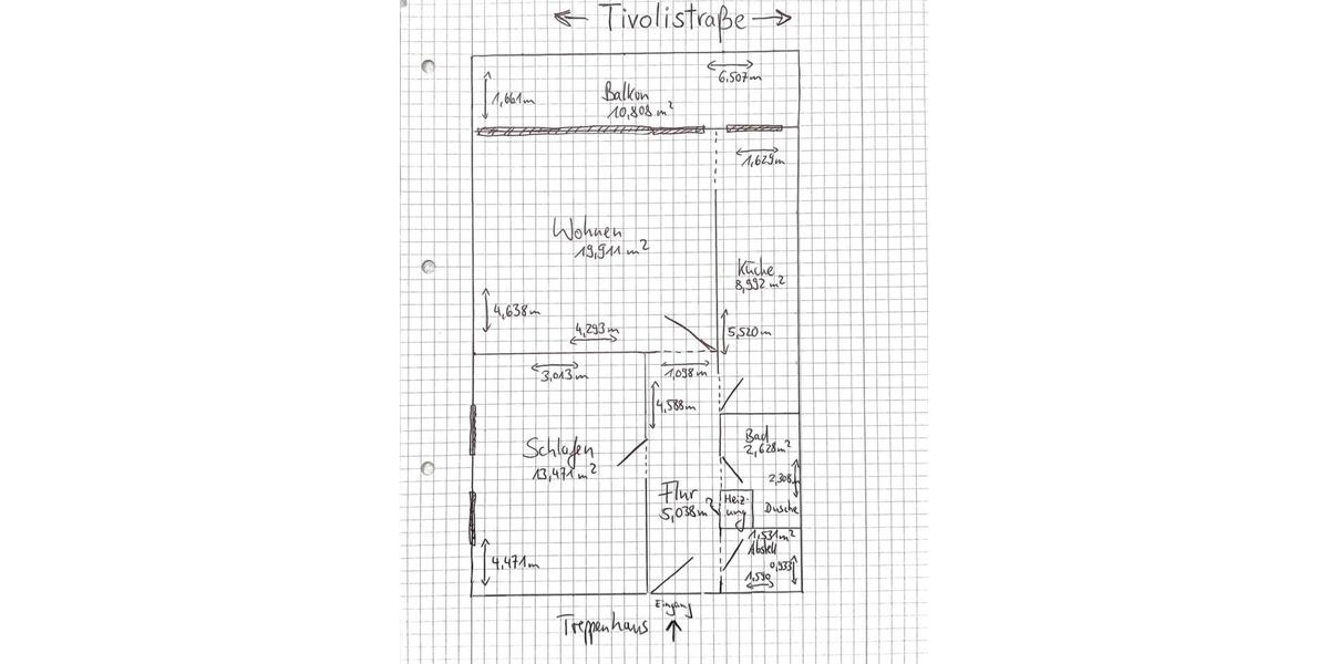 Etagenwohnung Düren - 2 Zimmer, 55 m&sup2;, 75.000&euro; | Angebot:27426680