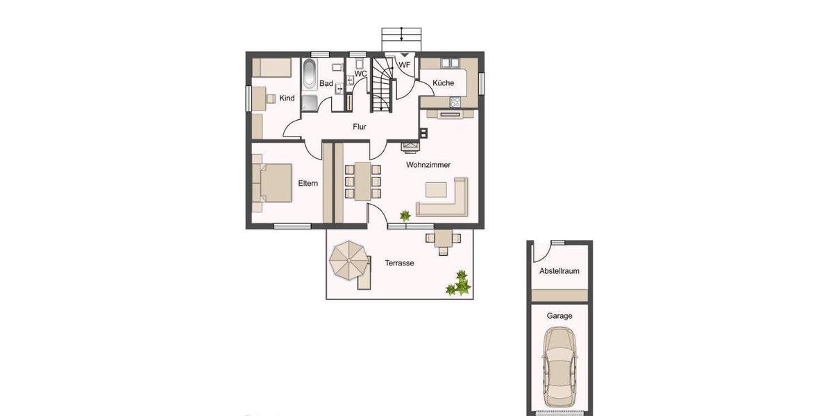 Einfamilienhaus Erlangen / Bruck Bruck - 5 Zimmer, 117 m&sup2;, 659.000&euro; | Angebot:25340155