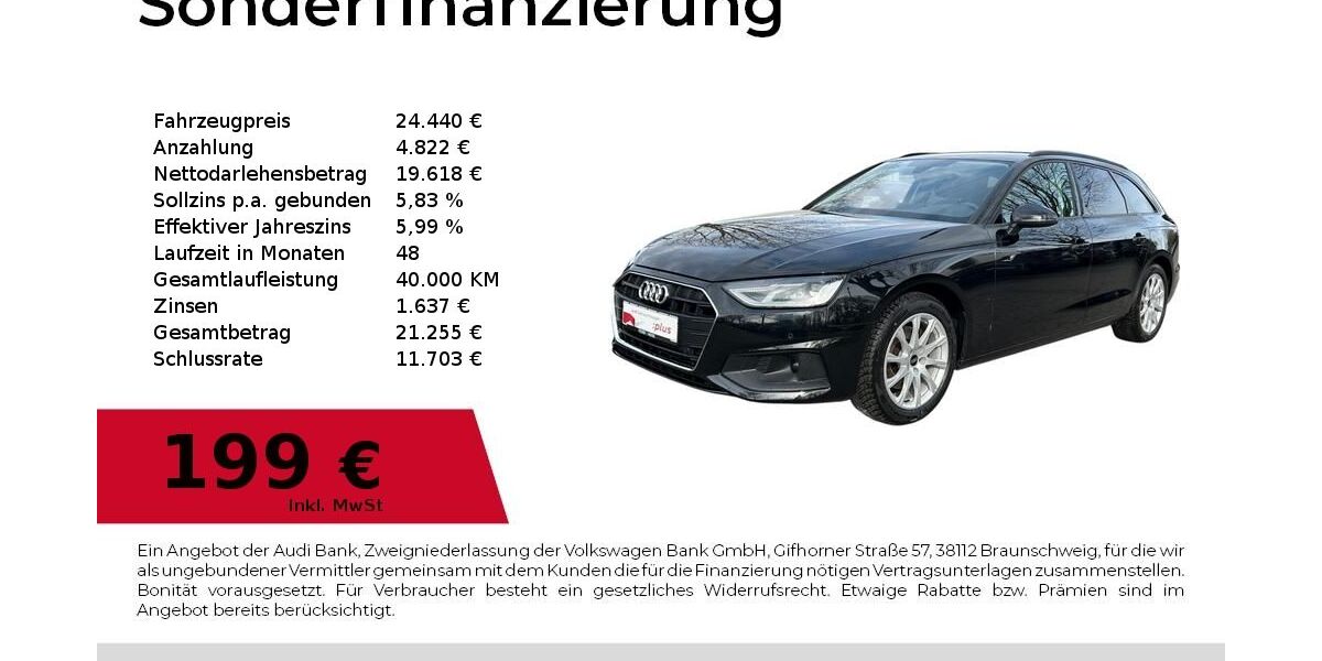 Audi A4 54.857 km 22.980 &euro; Dessau-Roßlau 06844