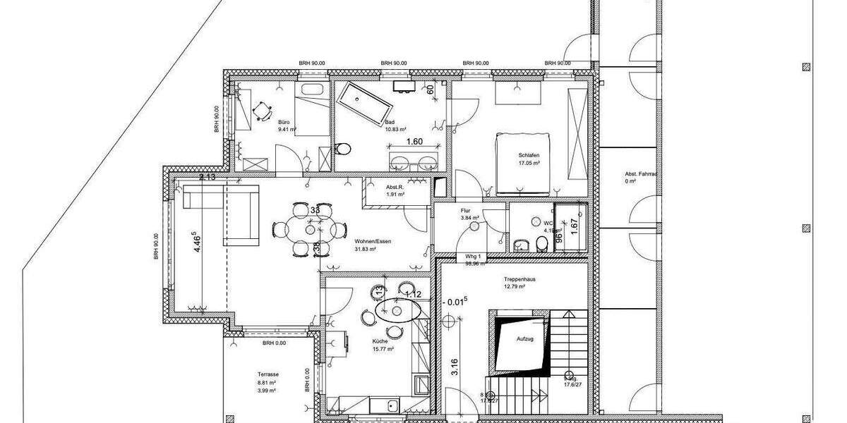 Etagenwohnung Gütersloh Innenstadt - 3 Zimmer, 98 m&sup2;, 470.350&euro; | Angebot:25050491