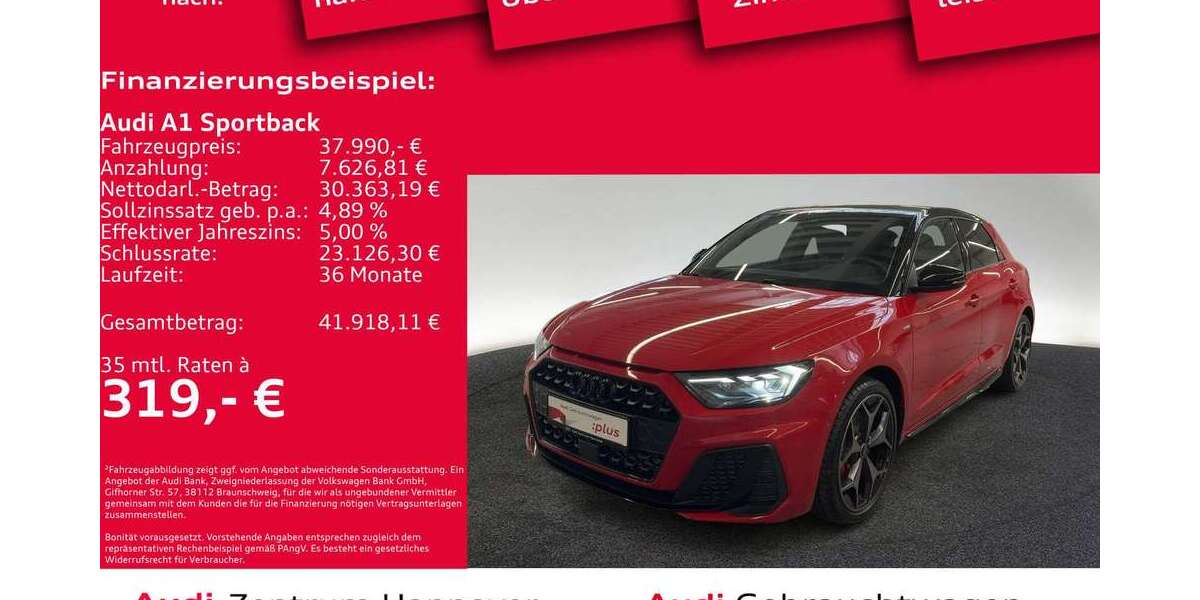 Audi A1 9.999 km 37.990 &euro; Hannover 30179