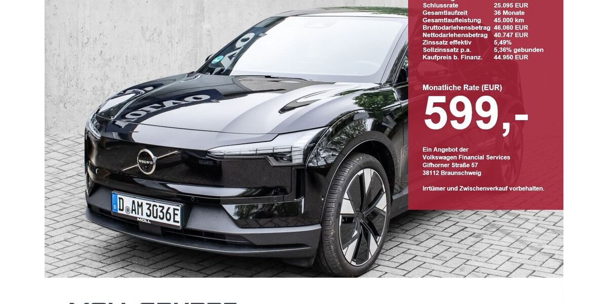 Volvo EX30 2.500 km 43.950 &euro; Düsseldorf 40549