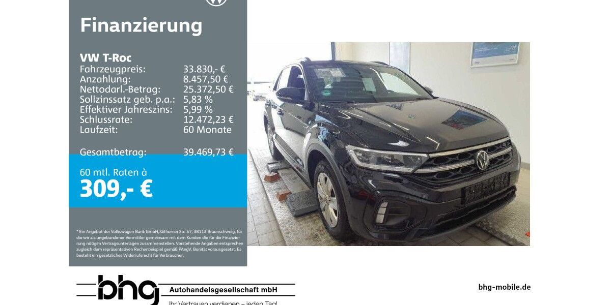VW T-Roc 26.465 km 33.830 &euro; Rottweil 78628