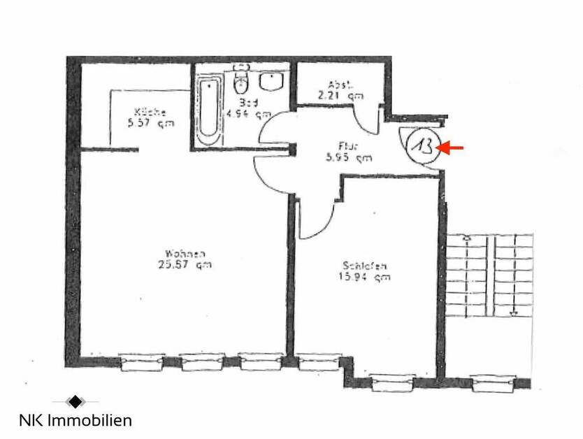 ++ wunderschöne 2-Raum-Wohnung in Schloßchemnitz - ab sofort bezugsfrei ++
